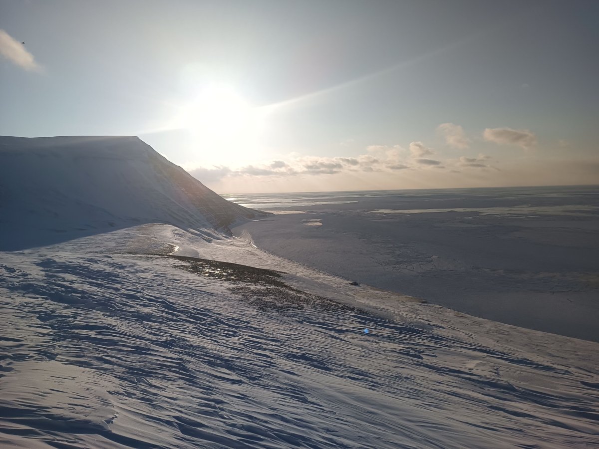 Hjemmekontor på Hopen